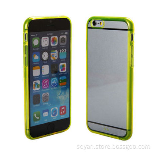Top quality TPU phone case for iPhone 6 with many colors for choose factory sale